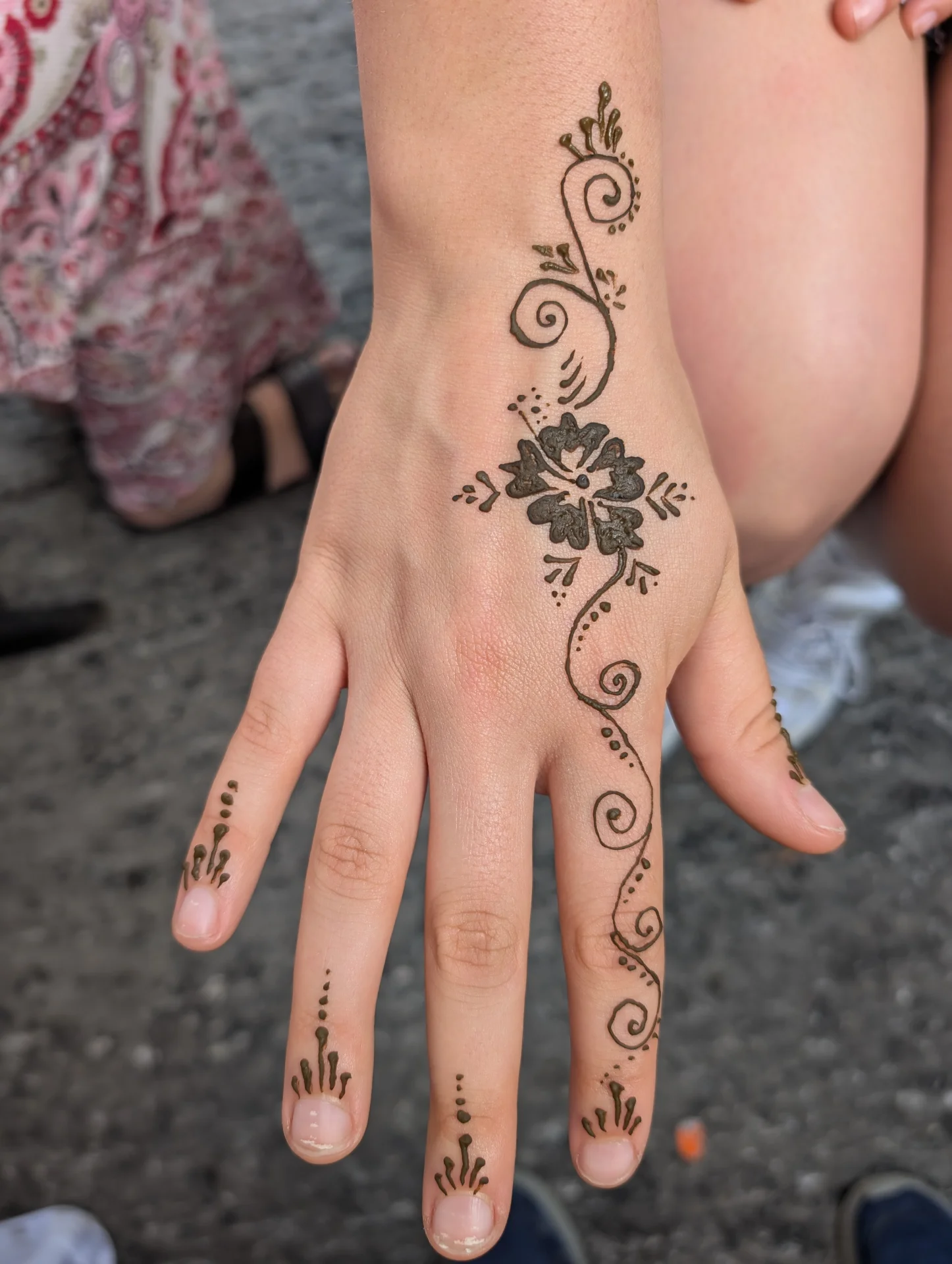 Mehndi design by Bibi Saira Hampshire henna artist